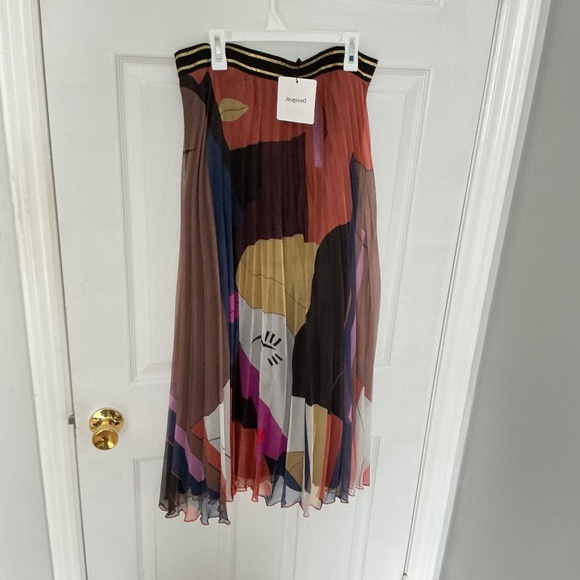 Desigual NWT Maxi/Midi Skirt Fits Like Size Medium - Picture 1 of 7